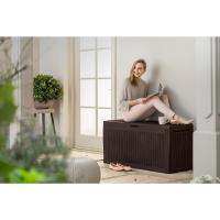 Arcón exterior Baúl de almacenamiento de resina marrón Capacidad de 270L - details 6