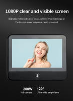 cámara mirilla puerta wifi esconder remoto monitor Timbre inteligente 1080P - details 9