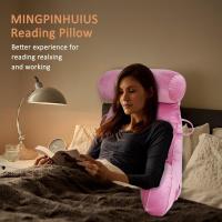 Cojín de lectura XL Almohada cervical extraíble para cama y sofá Almohada lumbar ideal para adultos con espuma viscoelástica Gris - details 21