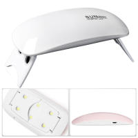 Secador Mini 6W Portátil Lámpara de Manicura UV con 6 LED para Uso Doméstico Cable USB Incluido - details 3