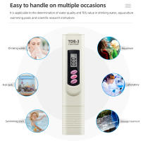 Filtro Digital de pureza de calidad del agua, medidor TDS con pantalla LCD, probador TDS 0-9999 PPM, diseño de pluma de temperatura para acuarios hidropónicos - details 6