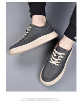 Primavera nuevos zapatos casuales de tablero para hombres transpirables cómodos zapatos versátiles de moda para hombres versión coreana amarilla de zapatos de moda de lujo ligero - details 18