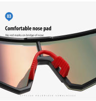 Gafas de sol deportivas polarizadas para hombre y mujer, para conducir, pescar, ciclismo y bicicleta de montaña, con protección UV400. - details 8