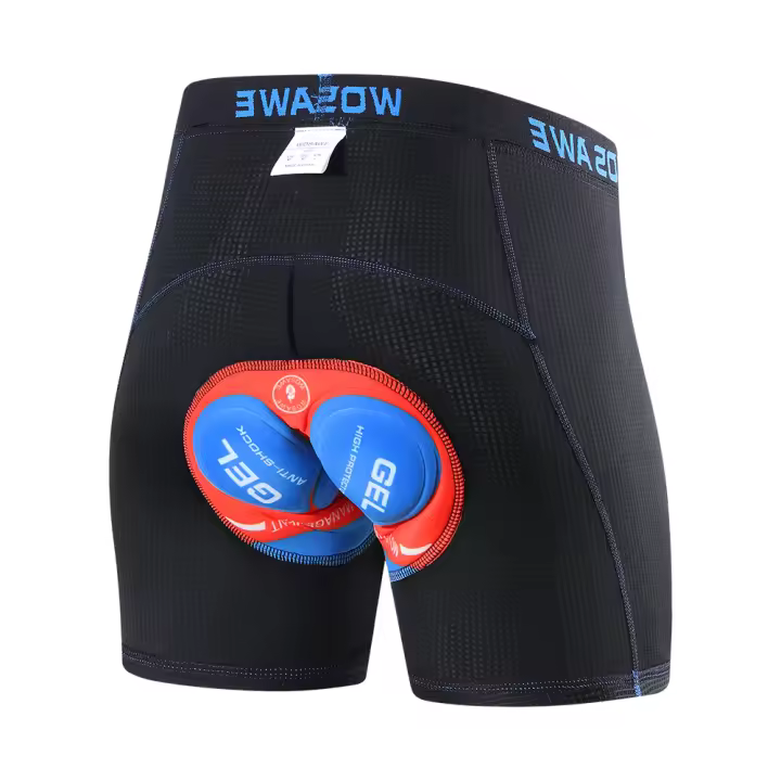 WOSAWE Pantalones Ciclísticos para Hombres Malla Transpirable Comodizada con 5D - 1