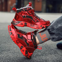 Zapatos para correr de invierno para niños, zapatos informales antideslizantes e impermeables, zapatillas de deporte cálidas y de algodón, zapatos deportivos de Trekking a la moda para adolescentes - details 10