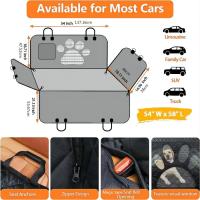 Funda para silla de coche, hamaca de coche 100% impermeable con ventana de malla visual y cremallera lateral - details 5