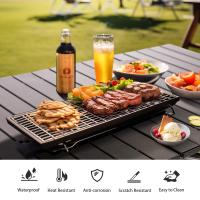 Mesa de Camping Nesmova Ajustable y Plegable Portátil de Aluminio para Picnics Indoor y Outdoor - details 1