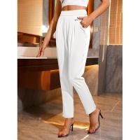 Pantalones rectos sueltos de cintura alta de moda coreana para mujer primavera-verano - details 8