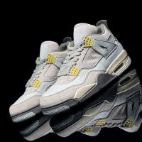 AJ4 conejo gris zapatos de los hombres zapatos de las mujeres deportes zapatos de baloncesto garantía de calidad de un año. - details 2