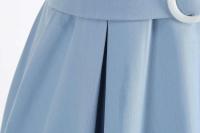 Vestido Retro de Cintura Alta con Botones de Frente Vestido de Swing Elegante para Mujeres - details 20