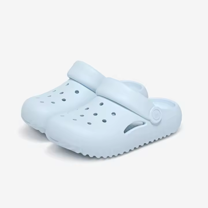 Zapatos con agujero de concha para mujer, doctor, enfermera, antibacteriano, sandalias antideslizantes, bolsa de suela gruesa transpirable, zapatillas para la cabeza, ropa exterior - 1