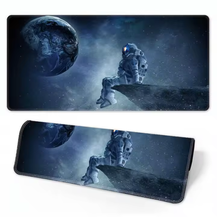 Alfombrilla de escritorio de la serie Space, teclado, oficina, estudio, juegos, alfombrilla de ratón grande y gruesa - 1