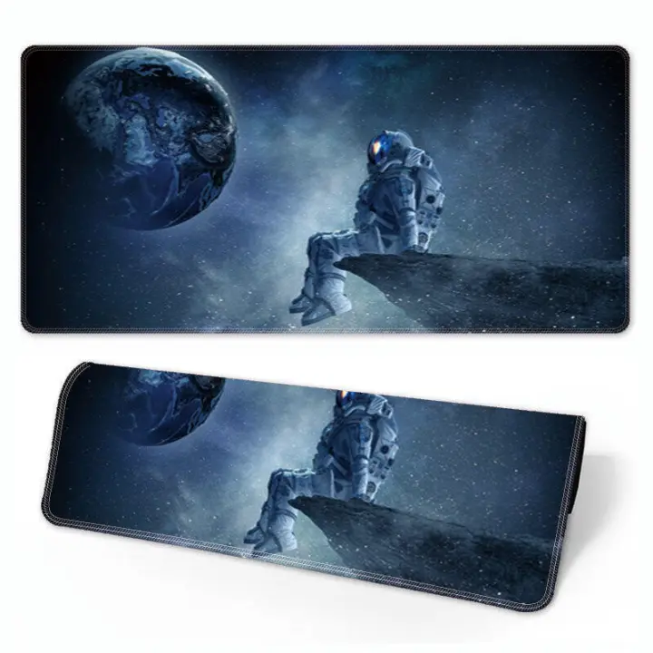 Alfombrilla de escritorio de la serie Space, teclado, oficina, estudio, juegos, alfombrilla de ratón grande y gruesa - 1
