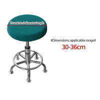 Funda para taburete de Bar, funda redonda de Polar para silla, funda para taburete extraíble, Protector de cojín de asiento sólido, taburete de Bar lavable - details 2