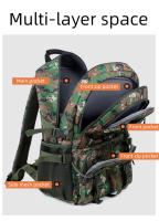 Bolsa de montañismo de gran capacidad USB escalada táctica senderismo, pesca, Camping, mochila multifuncional para deportes al aire libre - details 3