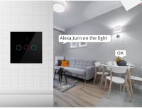 WiFi Smart Switch Interruptor Táctil Temporizador de Pared 220V Sin Cableado Neutro Graffiti Smart Life Panel de Interruptores de Control de Luz - details 11