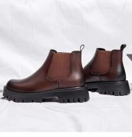 Botines de cuero PU de alta calidad para hombre, talla grande, para banquete de boda, Oxford, otoño e invierno, tallas 38-44 - details 1
