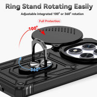 Funda con soporte y cubierta deslizante para la lente compatible con el teléfono Redmi Note 14 Pro+ Plus (5G) - details 4