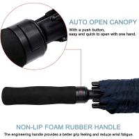 Paraguas de Golf abierto automático, paraguas de palo impermeables a prueba de viento con doble dosel extragrande de gran tamaño - details 201