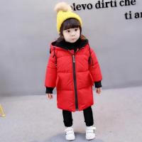Chaqueta Cálida para Invierno para Niñas Pequeñas Abrigo de Capucha Larga Ropa de Niño Adecuada - details 7