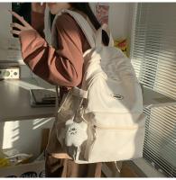 Nueva Mochila Sencilla para Estudiantes Universitarios Mochila de Color Sólido para Hombres y Mujeres - details 29