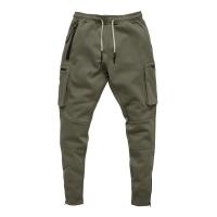 Pantalones Deportivos de Malla para Hombres Pantalones Verdes para Correr, Trotar, Vestir en Calle, Multibolsillos, Entrenamiento Deportivo, Chándal - details 0