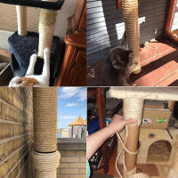 Cuerda de Sisal Natural para decoración de interiores, árbol de gato, marco de tejido, regalo Ideal para gatos grandes, bricolaje - details 2