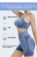 Sujetador deportivo para mujer, Top Push Up, Fitness, Yoga, ropa interior, Tops deportivos para mujer, chaleco transpirable para correr, ropa de gimnasio - details 1