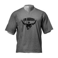 Camiseta de Verano Deportiva de Algodón para Hombres Cuello en V, Talla Grande, Moda Casual, Tendencia Fitness - details 12