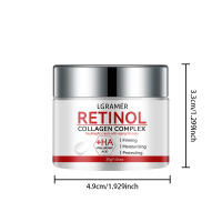 Crema reafirmante de Retinol, crema facial de colágeno para arrugas suaves, crema hidratante para blanquear, productos nutritivos para iluminar la piel - details 6