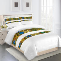 Juego de Ropa de Cama con Estilo Checo Bohemio 3D 3 Piezas Funda de Edredón y Funda de Almohada para Cama Doble Queen King - details 9