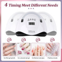 Lámpara profesional para secado de esmalte de Gel, 57LED, Sensor automático, 4 Ajustes de temporizador, equipo de luz UV para manicura - details 2