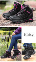 Botas de senderismo de alta calidad para mujer, zapatos de escalada al aire libre, antideslizantes, deportivos, botas de Trekking casuales, impermeables de gamuza - details 10