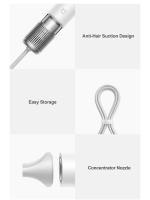 Xiaomi-secador de pelo eléctrico Mijia H501, de alta velocidad, iones negativos, 110.000 Rpm, cuidado profesional, velocidad del viento, 62 m/s, 1600W, secado rápido - details 10