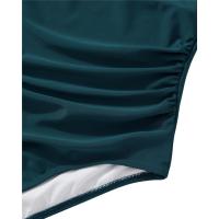 New Sexy Deep V One Piece Swimsuit Women Mesh Backess Swimwear Female Monokini Bathers Bathing Suits Summer Beach Wear - details 19