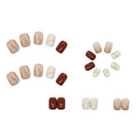 Uñas postizas reutilizables para mujer y niña, uñas postizas con pegamento suave y brillante, 24 piezas - details 4
