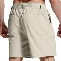 Pantalones cortos para hombre, pantalones deportivos de negocios con pierna recta, pantalones cortos informales para correr al aire libre - details 6