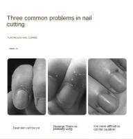 Cortaúñas profesional para uñas de los pies, cortador de uñas gruesas con apertura de mandíbula ancha, mango largo, acero inoxidable, 1 piezas - details 7