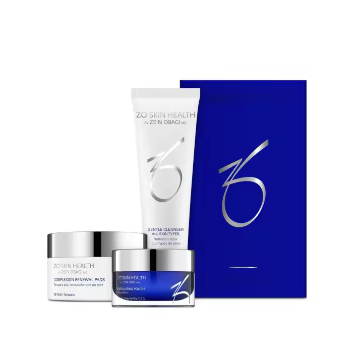 Kit de Renueva tu Piel ZO SKIN HEALTH Limpiador Suave de 200 Piezas, Exfoliante de 65g, Hidratante de 50ml - 1