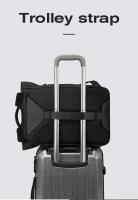 Bange Mochila de negocios para ordenador portátil de 15,6 pulgadas, bolsa de viaje impermeable con múltiples compartimentos, mochila negra adecuada para hombres - details 11