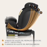 Sillón Giratorio 360O para Niños Estabilidad ISOFIX Asiento de Reposacabezas y Dri-Seat Rosa - details 4