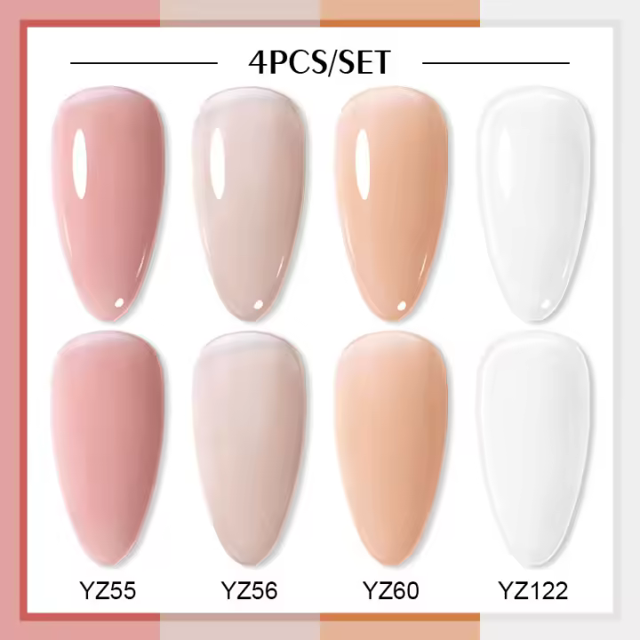 Arte Clavo-Juego de esmaltes en Gel para uñas, barniz para Base de imprimación, colores mezclados, semipermanente, 8/15ml, 10 unids/lote - 1