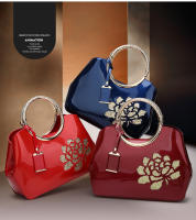 2025 nuevo bolso de charol rojo de moda bolso de mujer cáscara de cuero brillante bolso de mujer bolso de mensajero de hombro - details 2