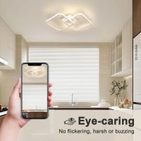 50W Plafon LED Techo Regulable, Lampara Techo con Mando a Distancia 3000K-6500K 59cm, Moderno Lamparas de Techo Salon Cuadrado para Dormitorio Salon Baño Cocina Comedor Pasillo - details 67