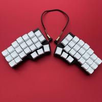 Teclado Corne V4 Spilt negro con cable, modo único, intercambio en caliente, teclado con bocina, RGB personalizado, VIAL, Kit de teclado ergonómico, accesorios para jugadores - details 5