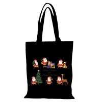 Bolso de hombro a la moda para mujer, regalos de Navidad, bolso de mano para hombre, bolsos nuevos de dibujos animados, bolsos para mujer, compras ecológicas, compras, tela de playa, lona - details 8