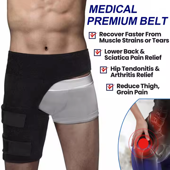 Cinturón médico Premium para aliviar el dolor de ciática, cinturón original para envoltura de orto ciático, soporte de cintura para espalda p - 1