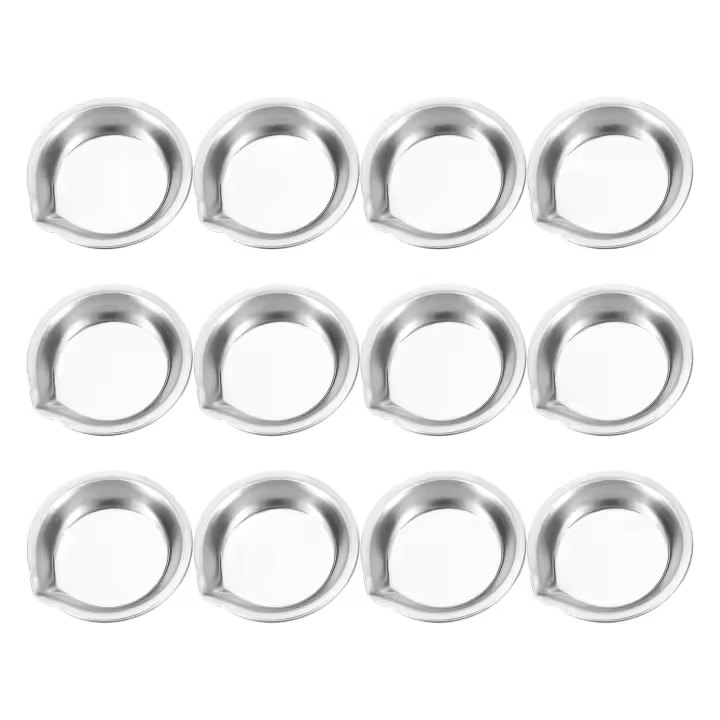 Paleta de Acuarelas de Acero Inoxidable Pequeña y Redonda 12Pcs Ideal para Artistas - 1