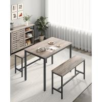 Conjunto de Mesa de Comedor y Sillas Juego de 3 Piezas Mesa de 70 x 110 x 75cm - details 9