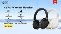 Auriculares Inalámbricos QCY H2 Pro Modo BASS HIFI 3D Estéreo 70H Tiempo de Reproducción Auriculares para Juegos Bluetooth 5.3 con Micrófono Cableado y Inalámbrico Control de Volumen - details 0